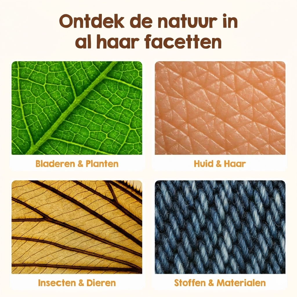 WonderScope – Kindermicroscoop met 1000x Vergroting