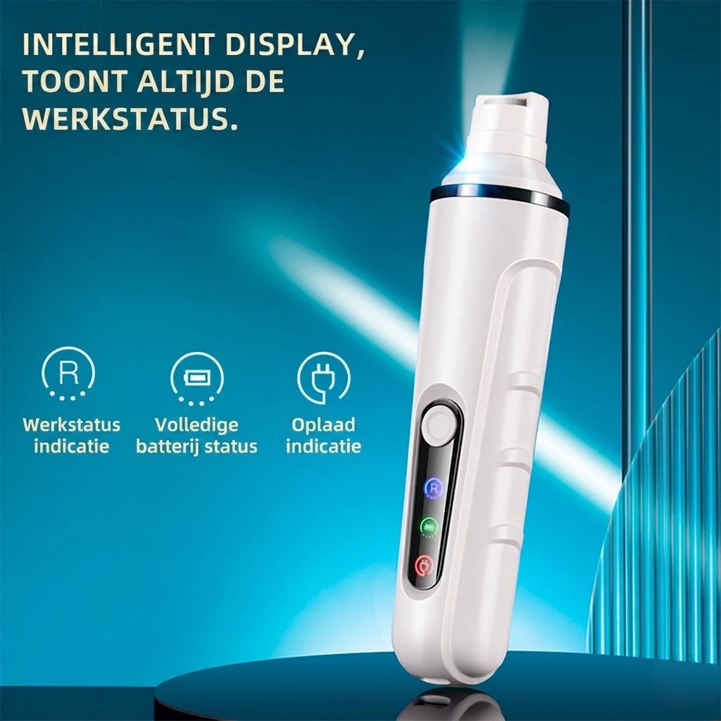 PawTrim - Stille Elektrische Nagelvijl met LED voor Honden & Katten