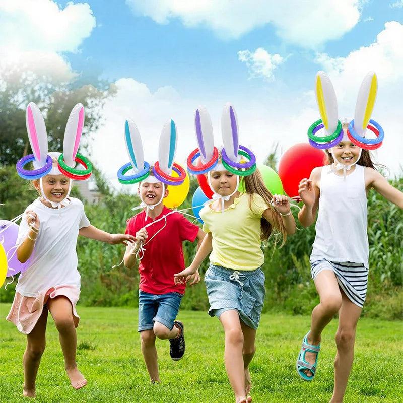 PaasRing – Opblaasbaar Paashaas Ringwerpspel