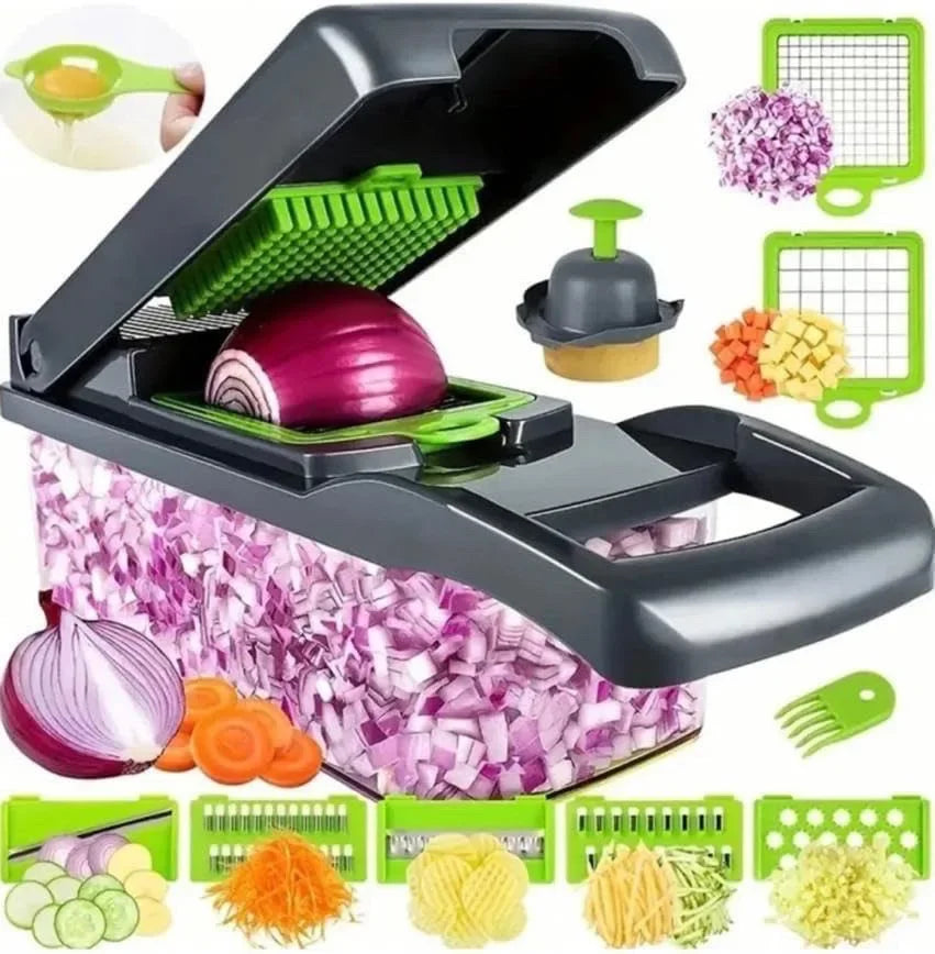 ChopMaster – Multifunctionele Groente- & Uiensnijder