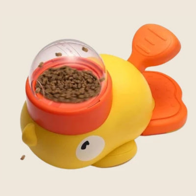 SnackDuck op beige achtergrond