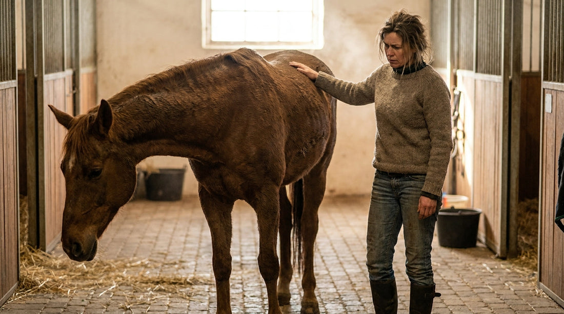 Dit gebeurt er onder de huid van je paard als de hele rug rood licht krijgt