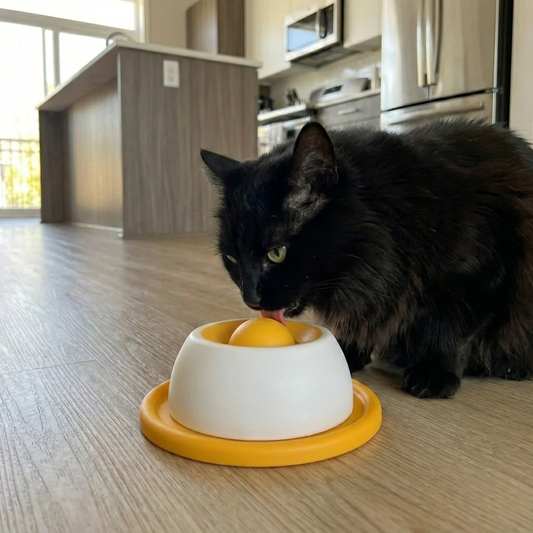 SnackSpin interactieve slow feeder katten