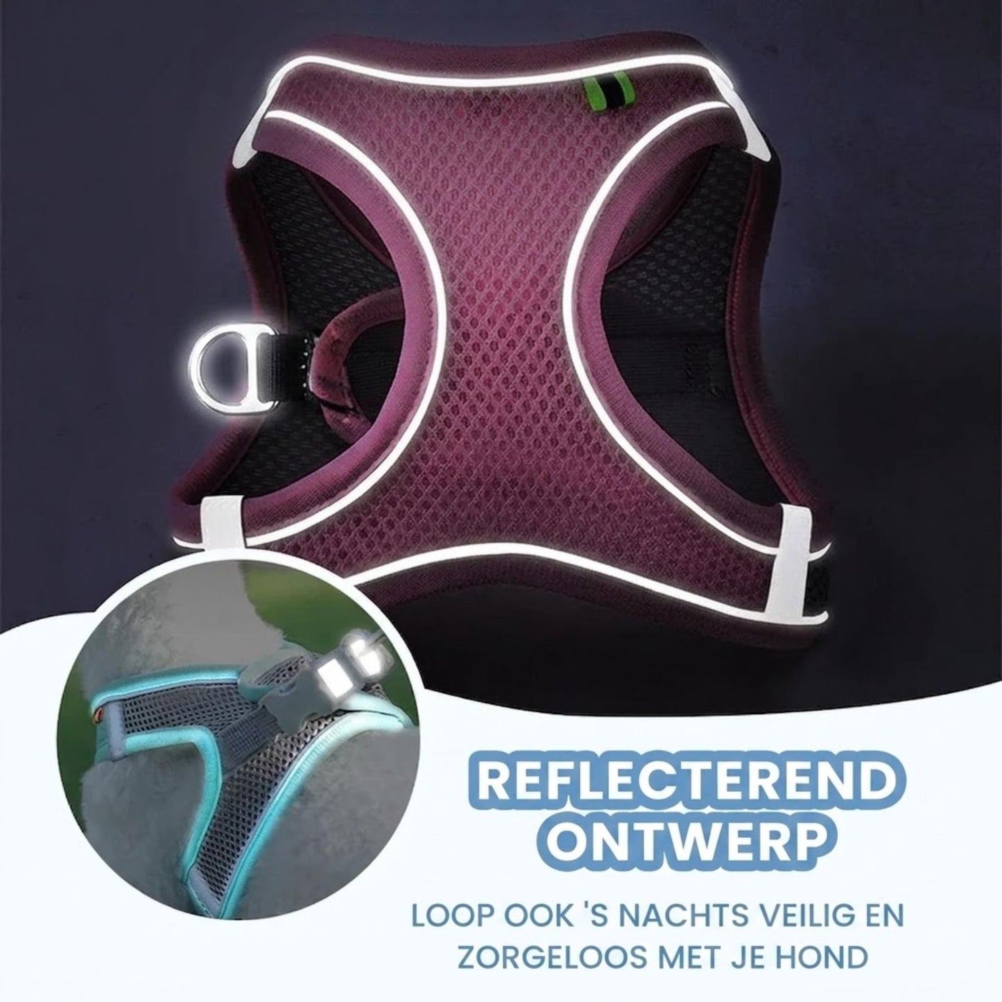 TrailPup - Anti-trek Puppytuigje dat de Nek Ontlast