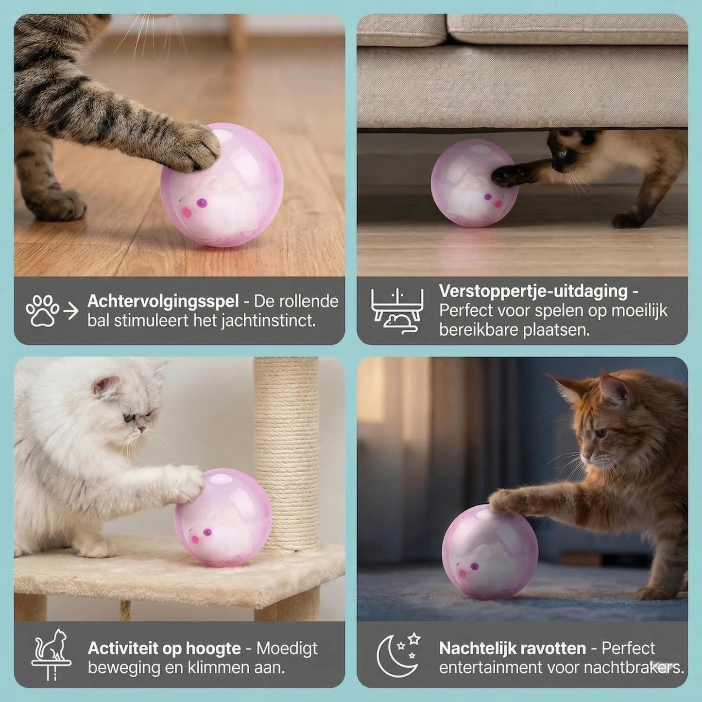 HamsterRol rollend speeltje detail