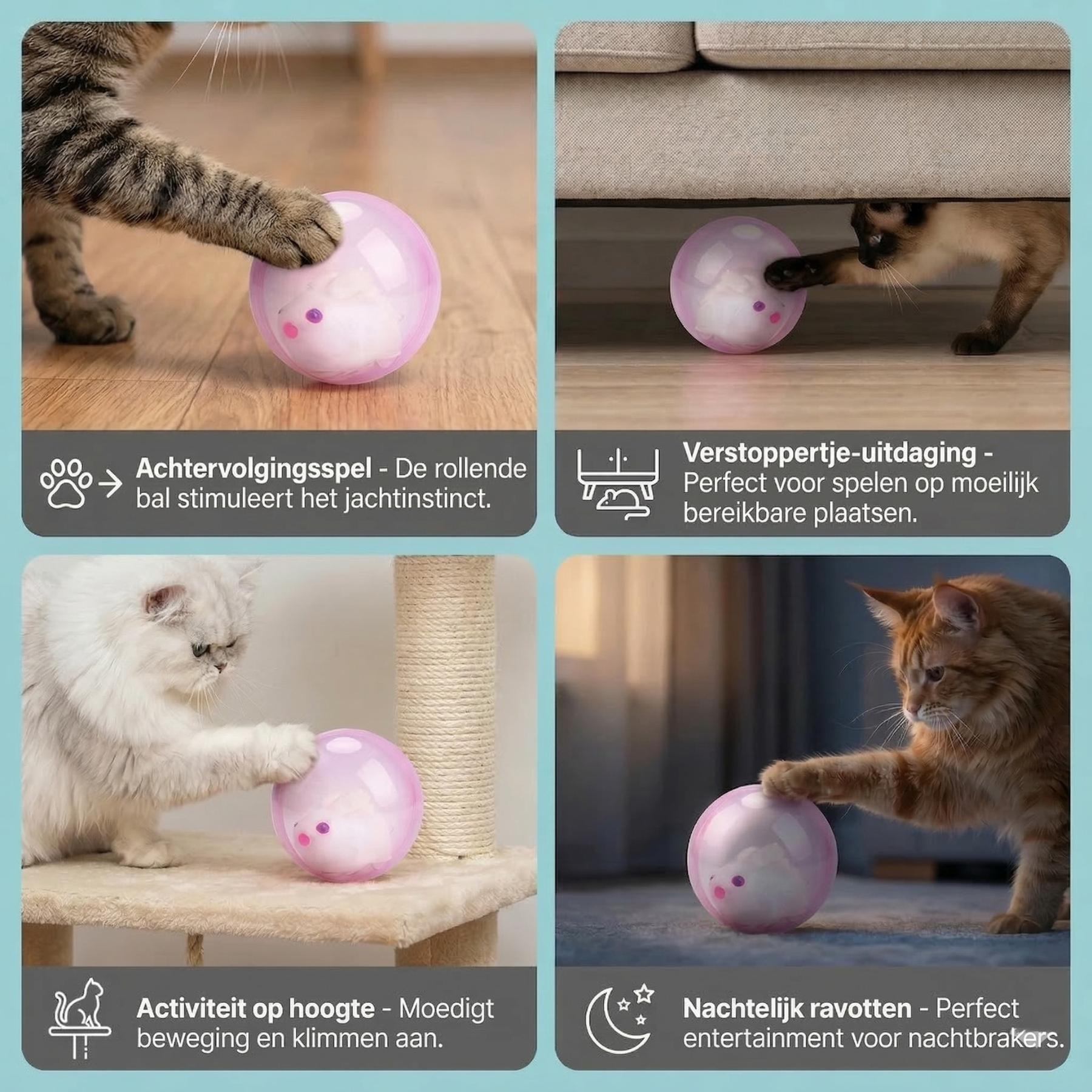 HamsterRol rollend speeltje detail