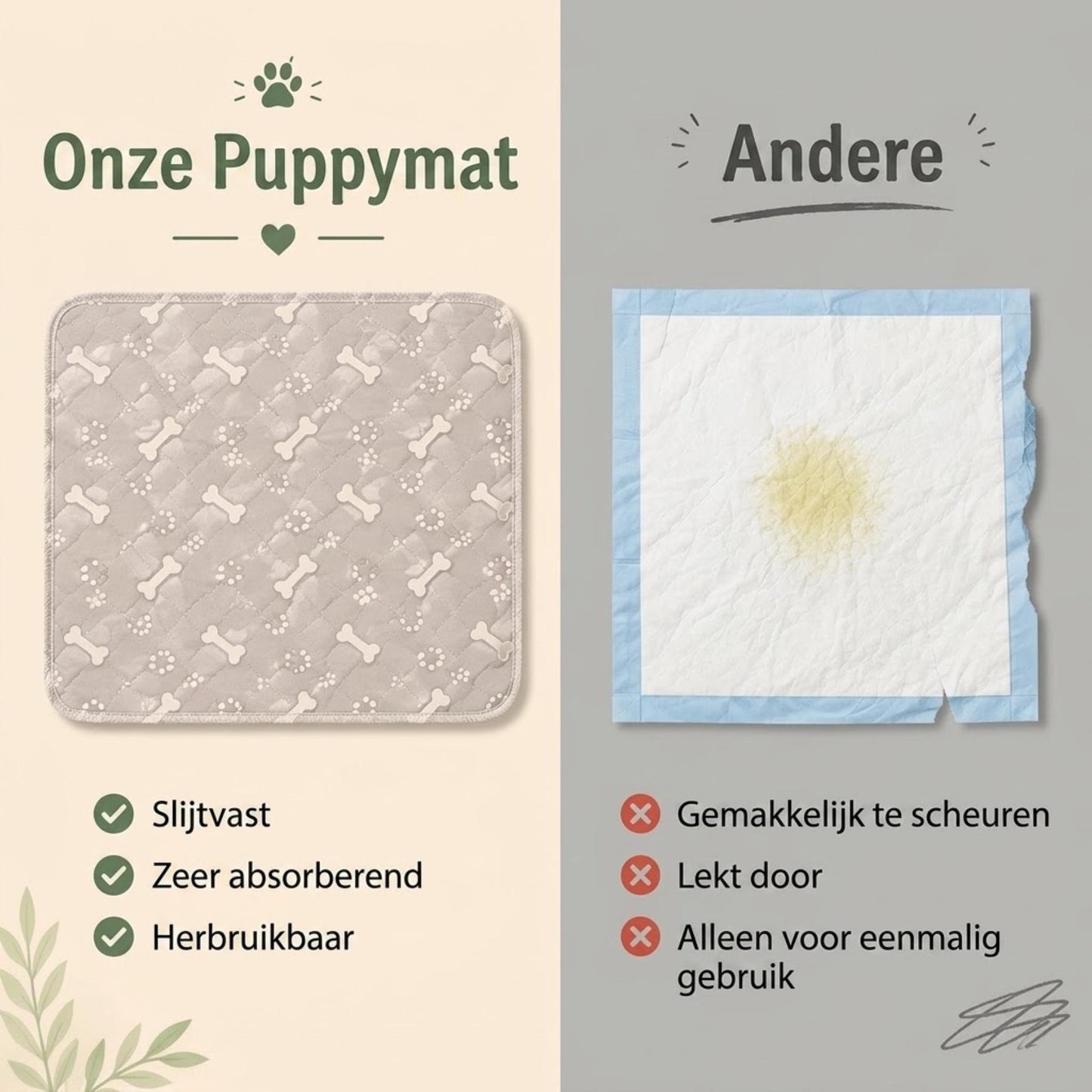 SoakMat - Wasbare Plasmat voor een Zindelijke Puppy