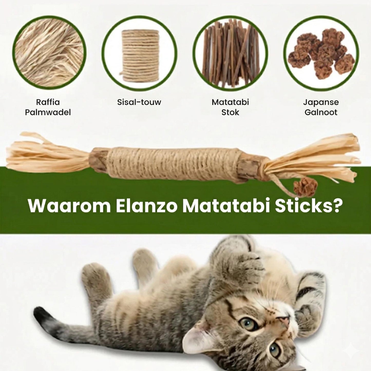 Matatabi Sticks kenmerken