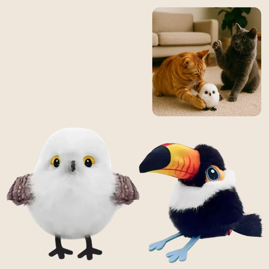 ChirpWing - interactief kattenspeelgoed vogel die fladdert en tjilpt