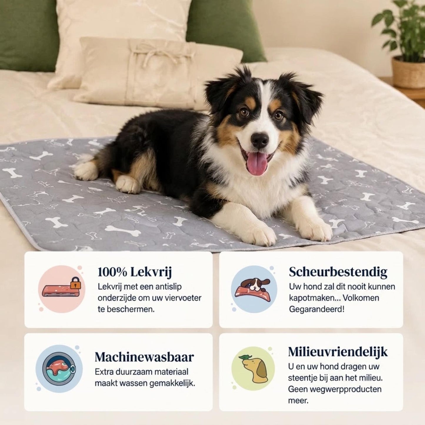 SoakMat - Wasbare Plasmat voor een Zindelijke Puppy