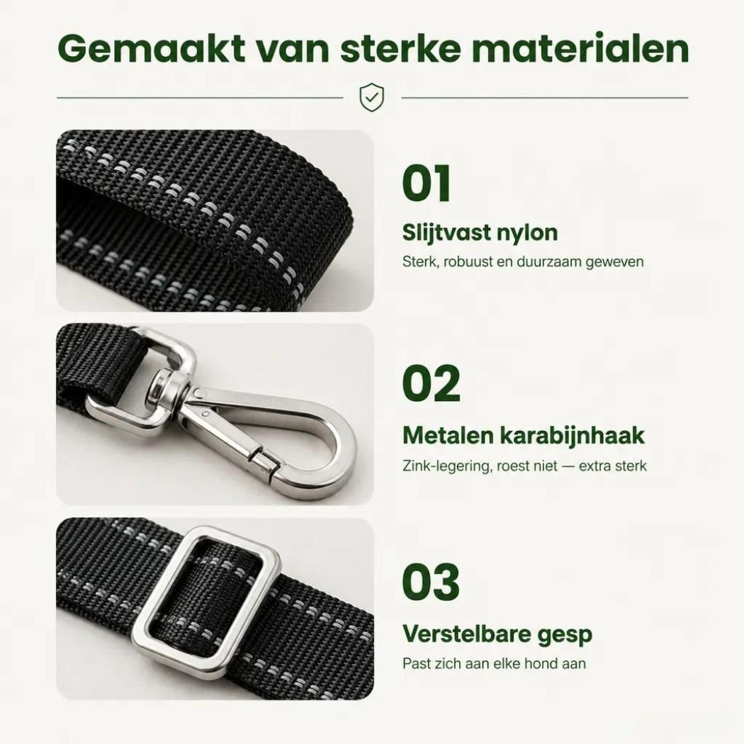 BufBelt – Je Hond Veilig Vast op Elke Autorit
