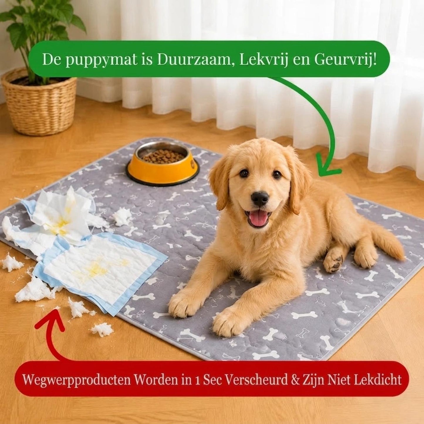 SoakMat - Wasbare Plasmat voor een Zindelijke Puppy