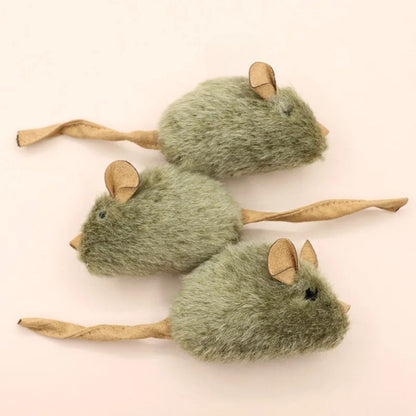 PounceMouse - Piepende Pluche Muis die Binnenkatten weer Jaagt