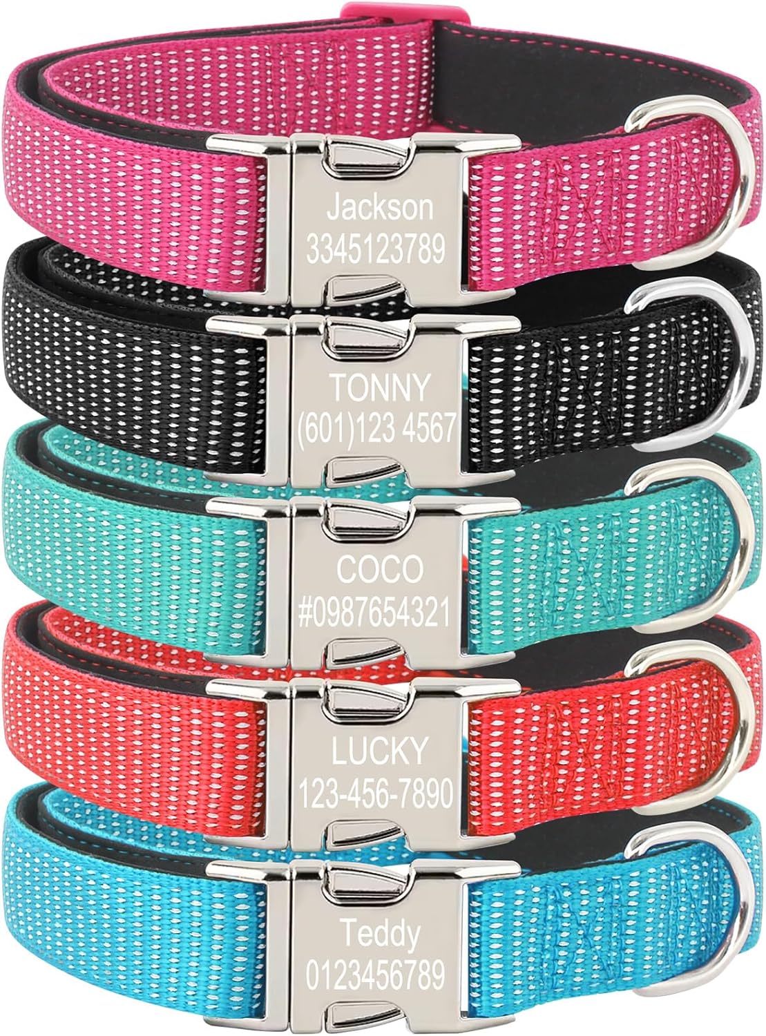Personalized Reflective Dog Collars afbeelding 11