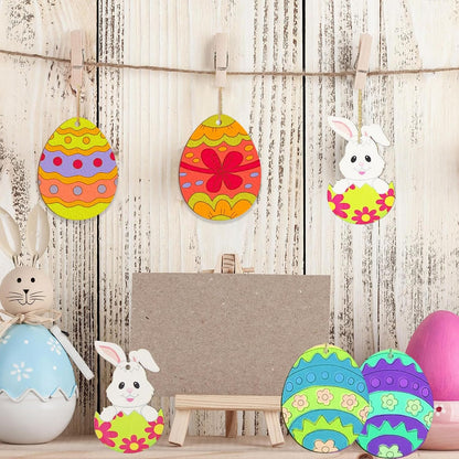 PaasHanger – 60-delige Houten Paashangers Knutselset