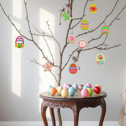 PaasHanger – 60-delige Houten Paashangers Knutselset