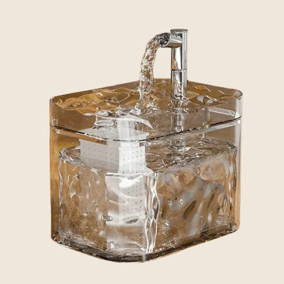 AquaFlow op beige achtergrond