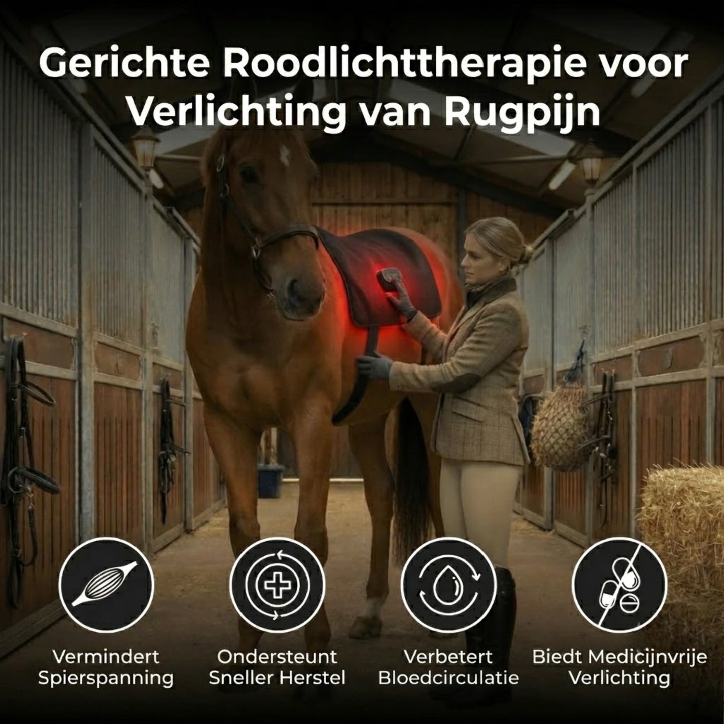 BackGlow - Ontspannen rug en soepelere bewegingen voor je paard