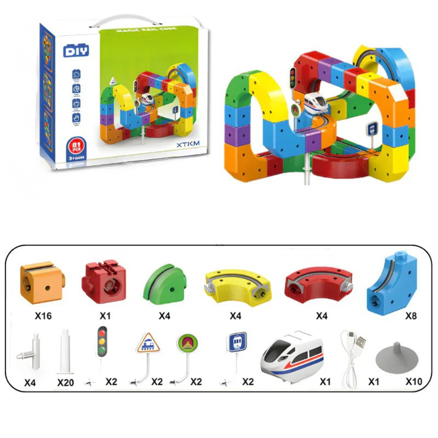 KuboRail™ – Creatieve & Actieve DIY Cube Track