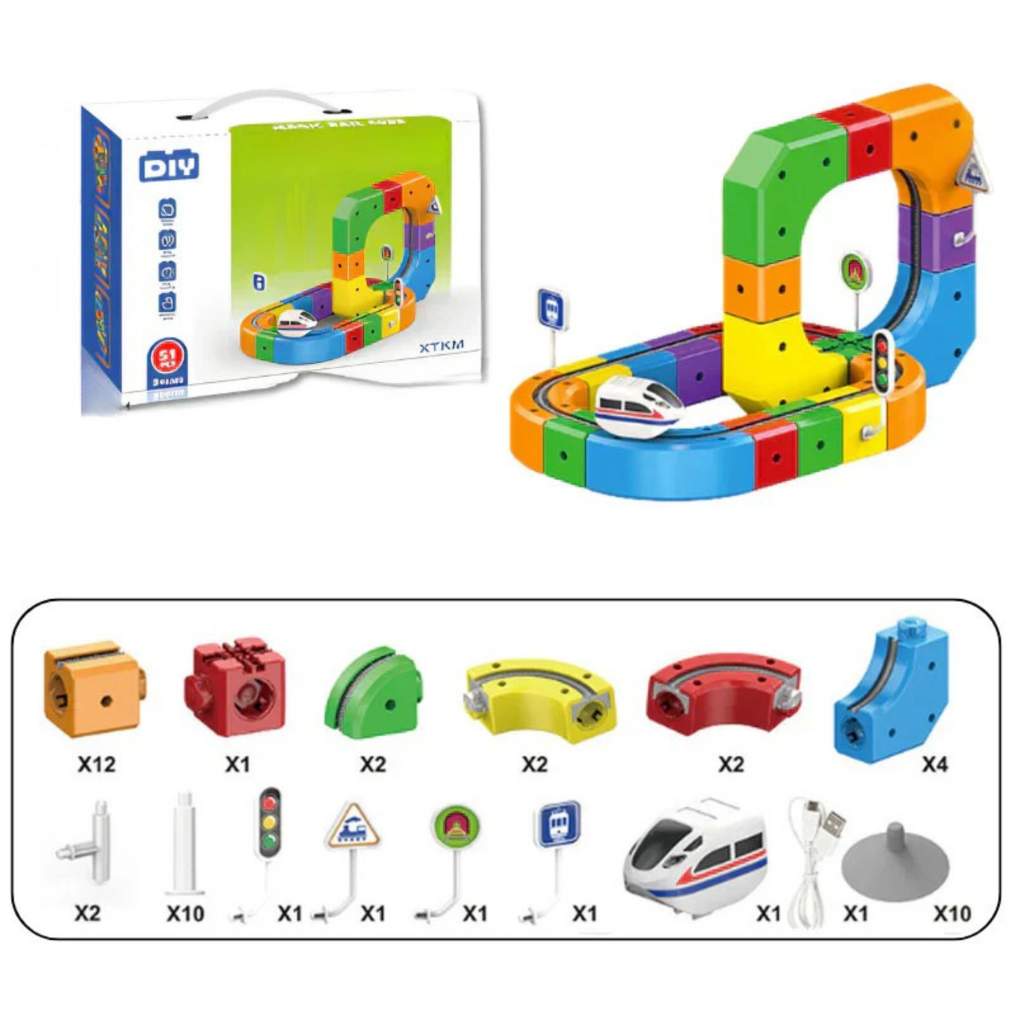 KuboRail™ – Creatieve & Actieve DIY Cube Track