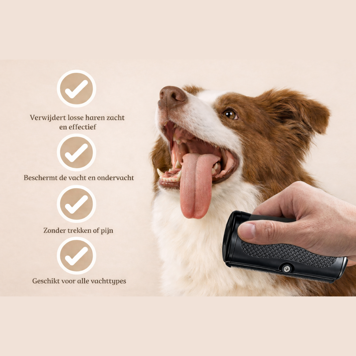 FurEase™ – Ontklit & Verzorgborstel voor honden en katten