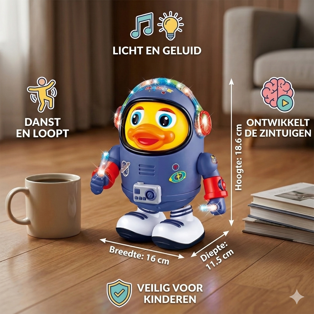 AstroDuck – De Dansende Astronauten-Eend