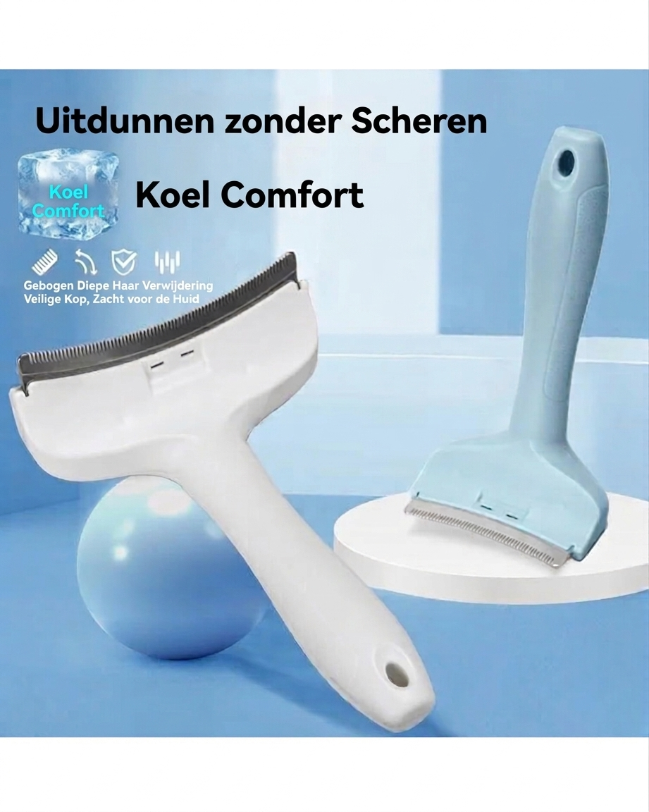 FurComb – V-Vormige Ontviltingskam voor Honden & Katten