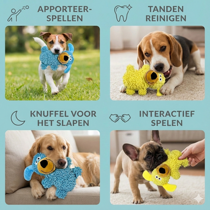 GiggleBite - Grappig kauwspeeltje dat tanden reinigt