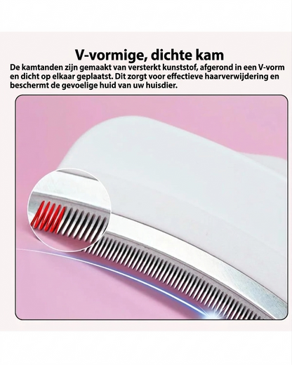FurComb – V-Vormige Ontviltingskam voor Honden & Katten