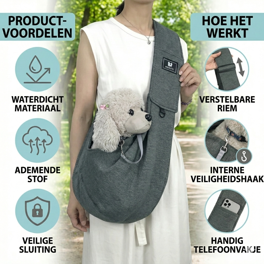 PupPack drager buiten