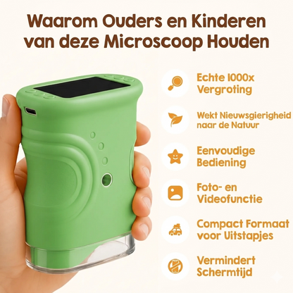 WonderScope – Kindermicroscoop met 1000x Vergroting
