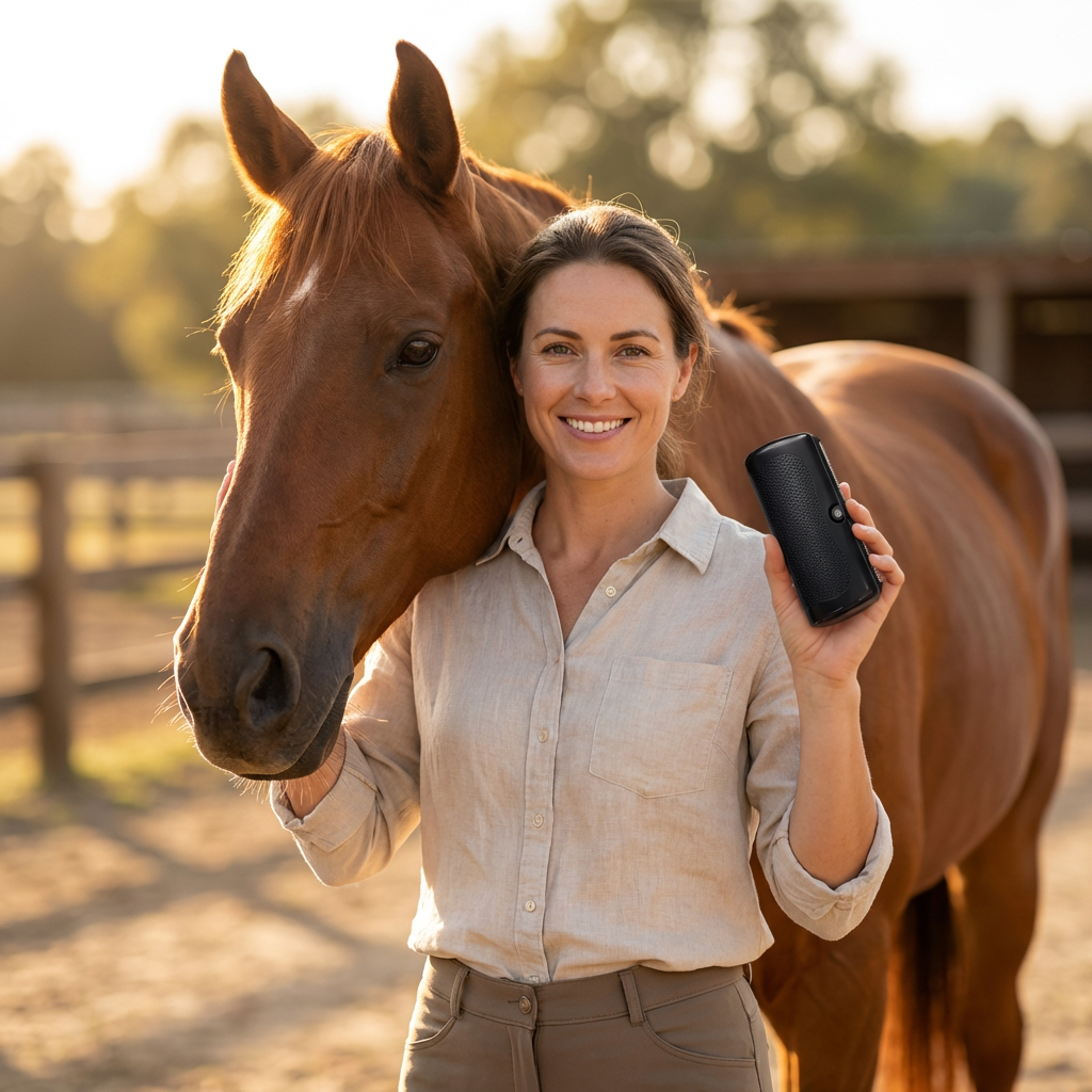FurEase™ – Ontklit & Verzorgborstel voor paarden
