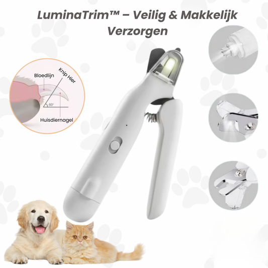 LuminaTrim™ – 2-in-1 LED Nagelknipper voor Huisdieren