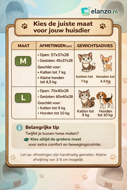 Hond in NuvolaNest cocoon