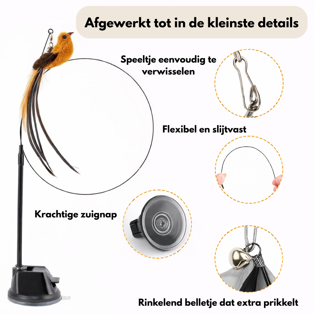 FeatherChase – Activeert direct het natuurlijke jachtinstinct van je kat