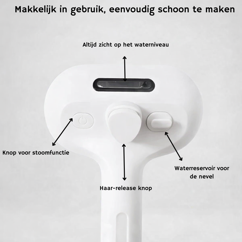 MistGroom Pro in gebruik bij hond