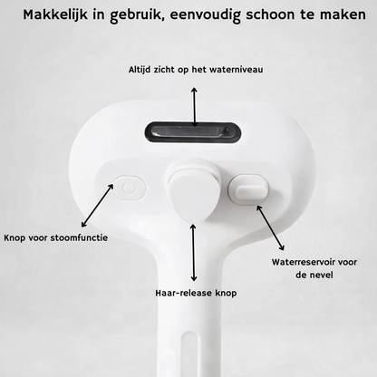 MistGroom Pro in gebruik bij hond