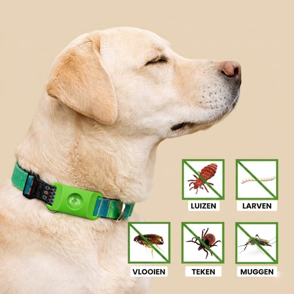 PetGuard – Natuurlijke Anti-Vlo & Tekenband voor Honden