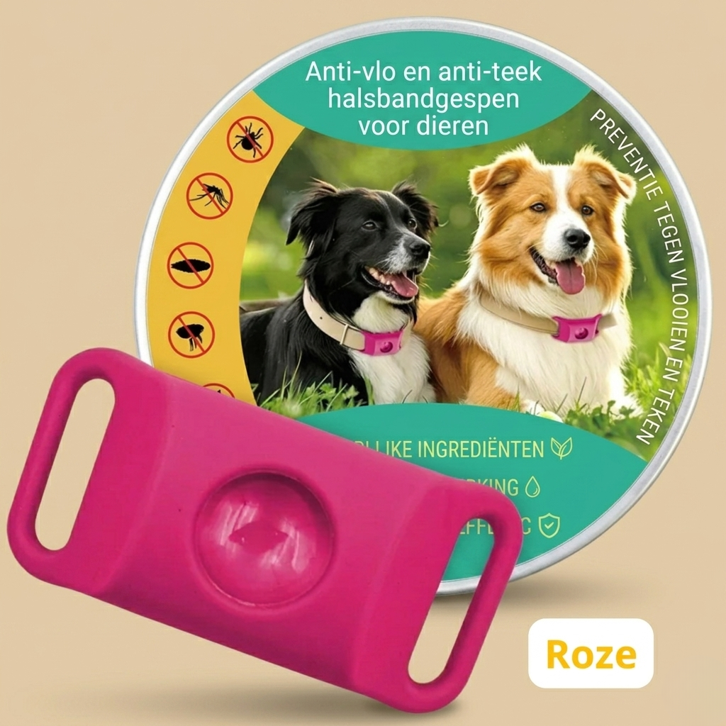 PetGuard – Natuurlijke Anti-Vlo & Tekenband voor Honden