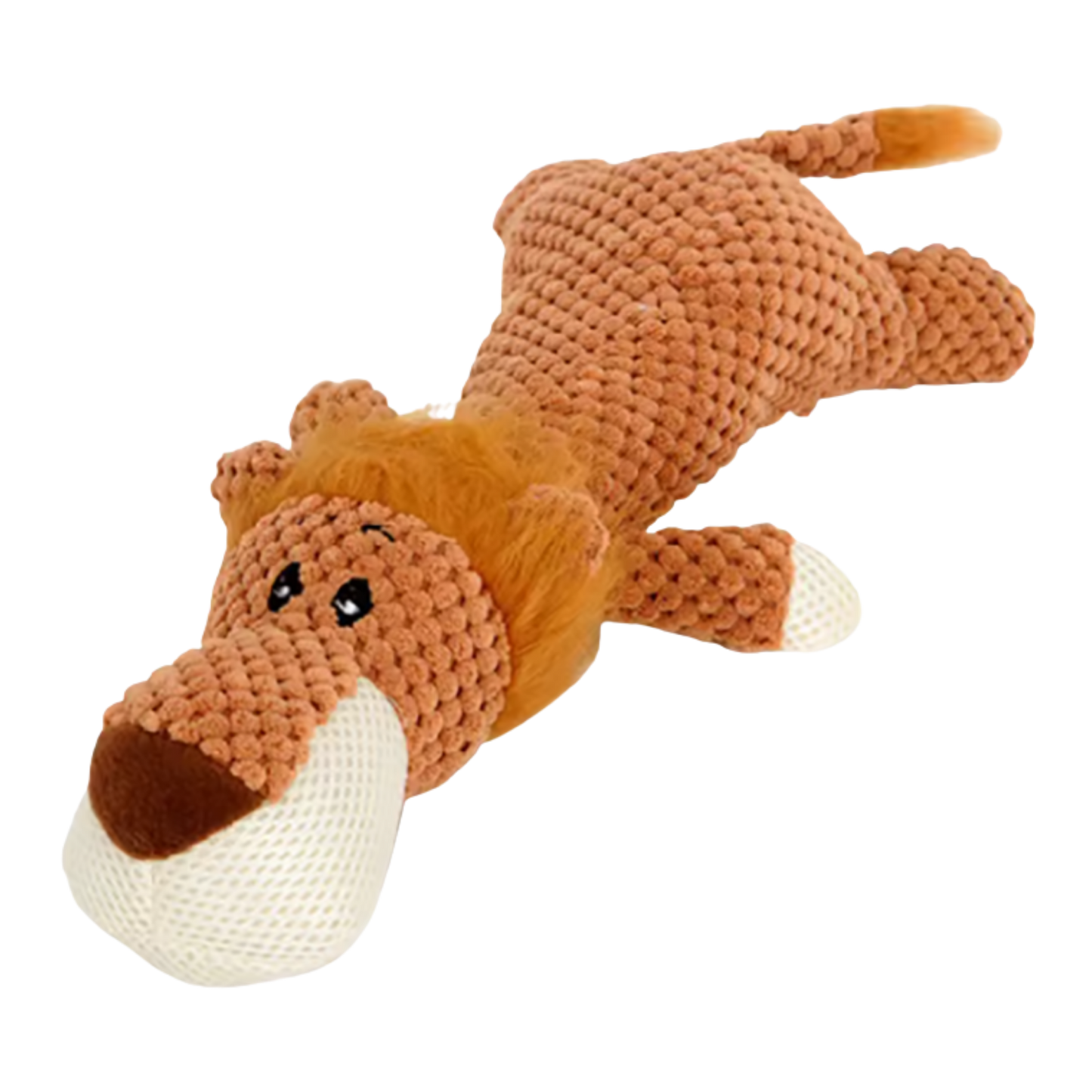 ChewChamp - Groot Pluchen Hondenknuffel voor Sterke Kauwers