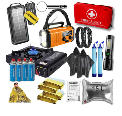 Noodpakket XXL Compleet – Maximale voorbereiding & zelfredzaamheid