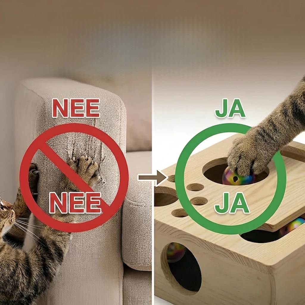 ClawPlay - Krabspeelgoed dat Kattennagels Vanzelf Bijvijlt