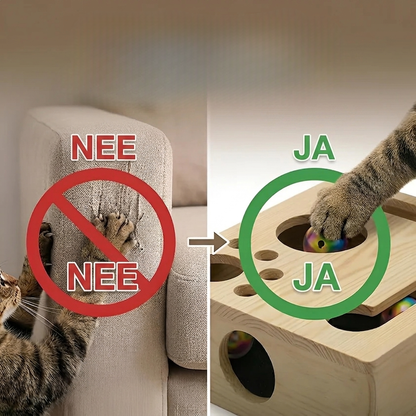 ClawPlay - Krabspeelgoed dat Kattennagels Vanzelf Bijvijlt