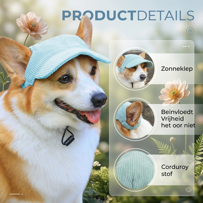 SunCap - Stijlvol UV-Petje voor Honden & Katten