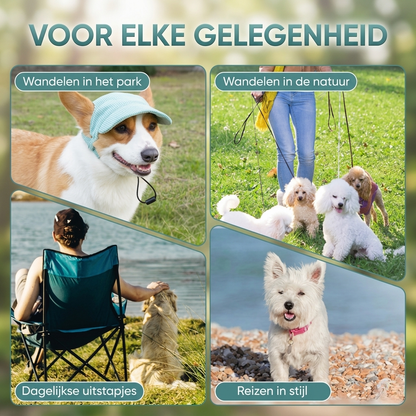 SunCap - Stijlvol UV-Petje voor Honden & Katten