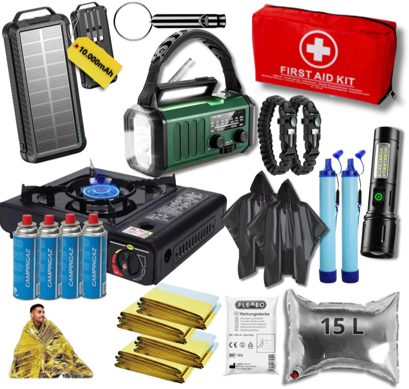 Noodpakket XXL Compleet – Maximale voorbereiding & zelfredzaamheid