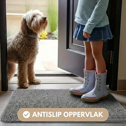 PawDry – Ultra Absorberende Deurmat voor Natte Hondenpoten