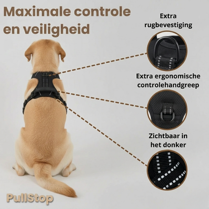 PullStop – Anti-Trek Hondentuigje voor Wandelingen zonder Getrek