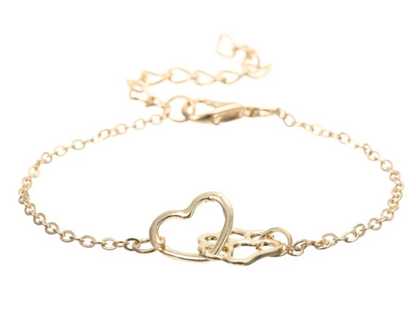PawKeeper - Huisdier gedenk armband met pootje en hartje