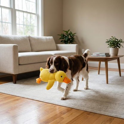 Hond knuffelt met BuddyBite
